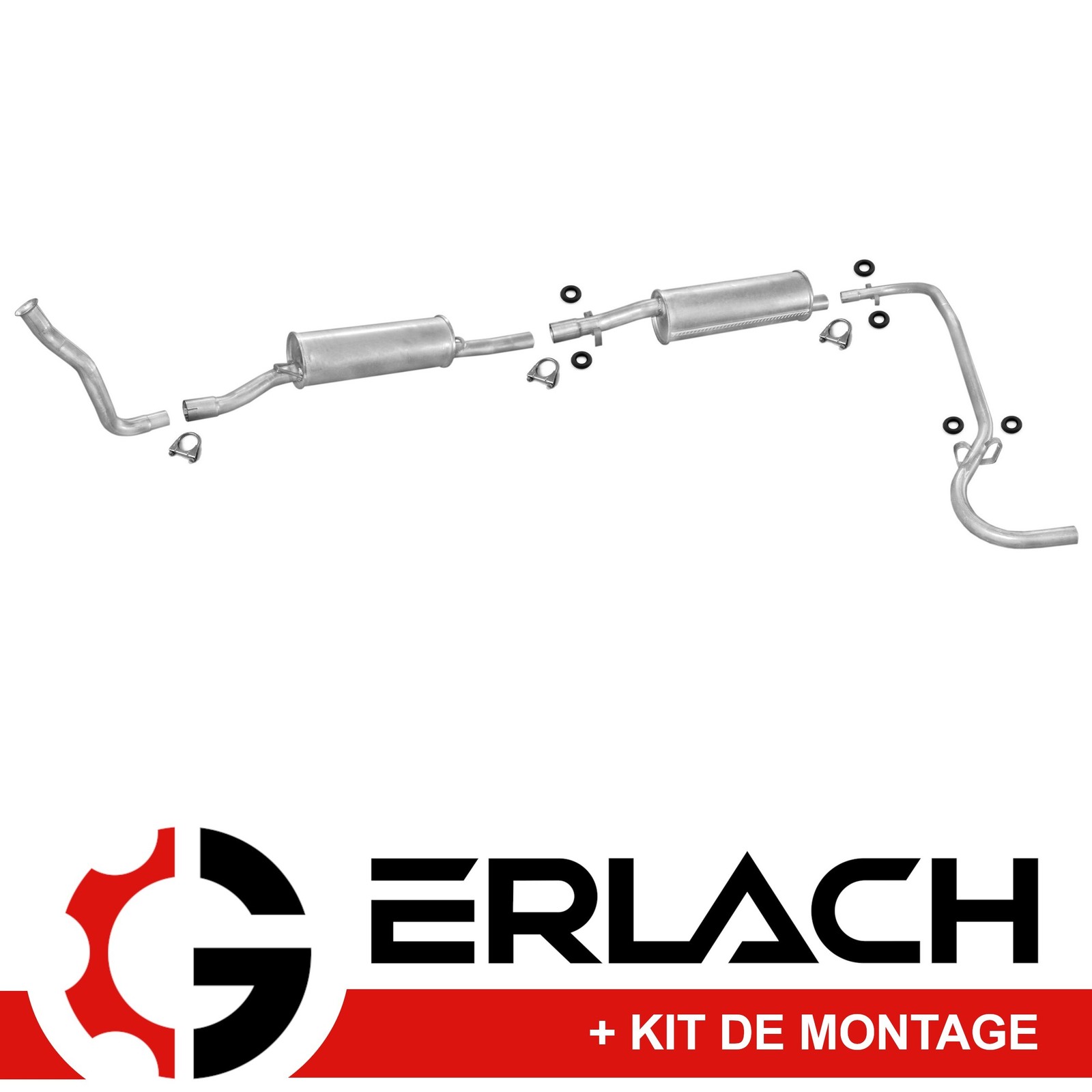 Silencieux Fiat Ducato 2.4 2.5 D 4267 contre la rouille et les fuites de gaz