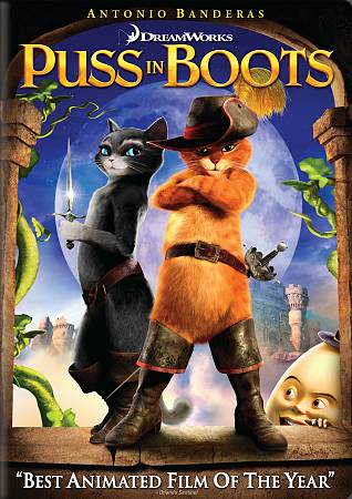 Puss in Boots (DVD 2018) Antonio Banderas Chris Miller (DIR) EN/FR/ESP disque uniquement - Photo 1 sur 1