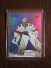 2021-22 Allure Blue Purple Rainbow /199 Spencer Knight Rookie Card SP 21-22