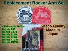 Valvetrain - Kitaco Rocker Arm Set - Honda CT70 Z50 SL70 XL70 ATC70 TRX70