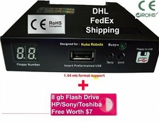 floppy disk drive to USB Converter emulator for KUKA Robots 16GB 1.44 mb