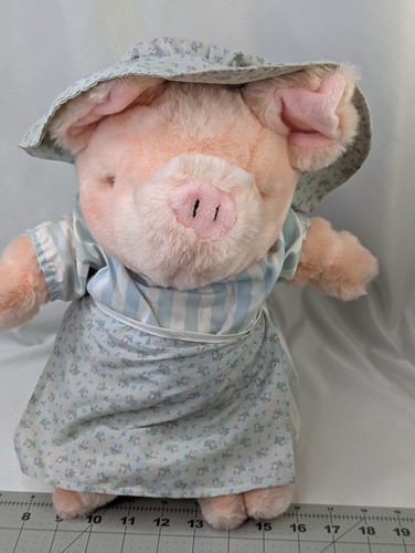 Eden Pink Aunt Pettitoes Pig Plush 15 Inch Frederick Warne Stuffed Animal Toy - Imagen 2 de 11