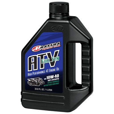 Maxima 30-87901 ATV Full Synthetic 4-T 4-Stroke Oil 10W-40 1 Liter
