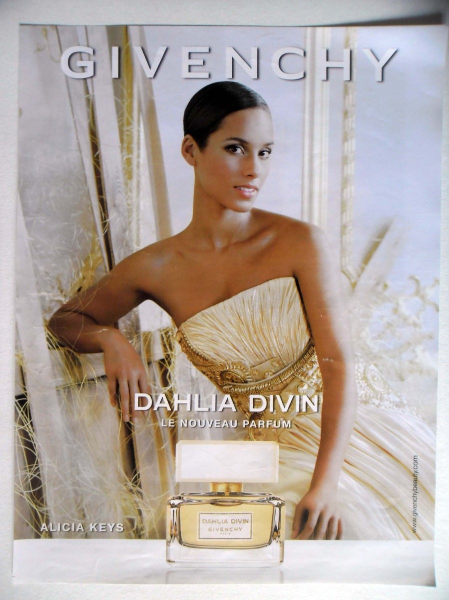 PUBLICITE-ADVERTISING GIVENCHY Dahlia Divin 2014 Alicia Keys