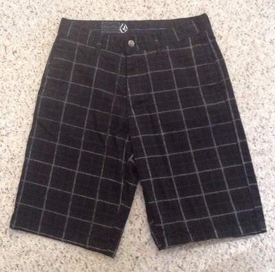 Short Homme VOLCOM Corpo Class - Taille 28, Noir, 100% Coton, Style Surf/skate, Occasion Très Bon état