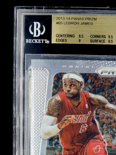 2013 2013-14 Panini Prizm #65 LeBron James Cleveland Cavaliers BGS 9.5 Gem Mint - Picture 3 of 10
