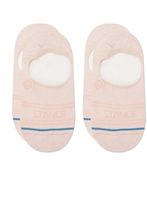 Stance Basic No Show Socks 2 Pack Medium Pink NWOT-image