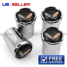 VALVE STEM CAPS WHEEL TIRE SILVER - US SELLER VT19