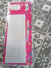 Magnetic to do pad and pen