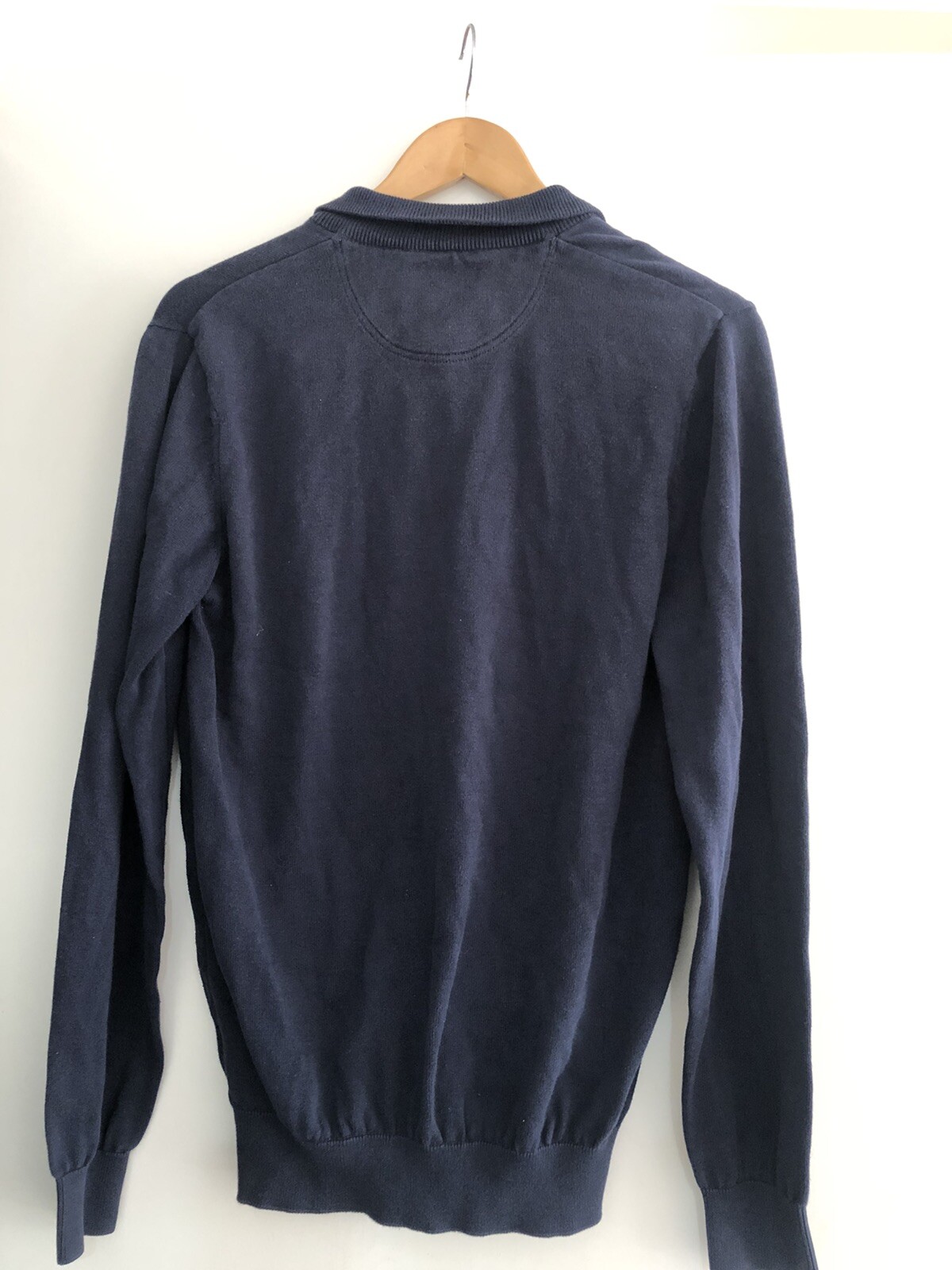 Lacoste Mens Navy Jumper Cardigan Sweater - Size Small - EUC thumbnail 5