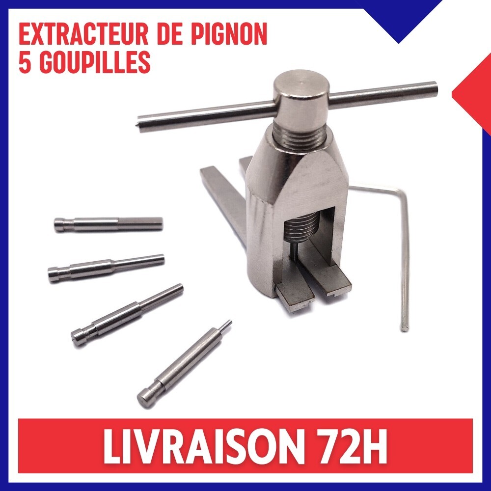 Extracteur de pignon 5 goupilles pour maquettiste et entretien arbre moteur