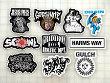 Hardcore Vinyl Sticker Lot 10 Stickers SET 5 punk sxe metal core beatdown hard