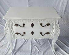 Königlich antike Kommode Anrichte Barock Louise Seize Rokokostil Sideboard 93cm