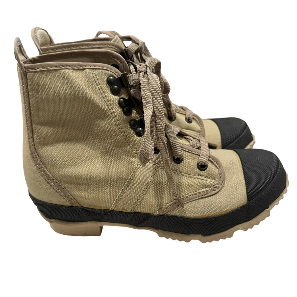 Hodgman Lakestream Vintage fly fishing wading boots Hodgman Classic Wading Fly Fishing Boots Brown Leather Felt  main image 4