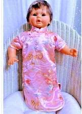 Traditional CHEONG-SAM Asian Dress Toddler Sz 2