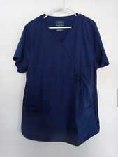 Size XL navy blue Cherokee Workwear scub top. Very good condition