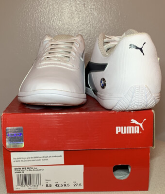 NEW* PUMA BMW MOTORSPORT MCH LO MEN S SHOES 305886-02 WHITE Size 9.5