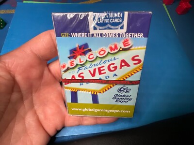 GLOBAL GAMING EXPO ADVERTISING LAS VEGAS CASINO PLAYING CARDS  #7