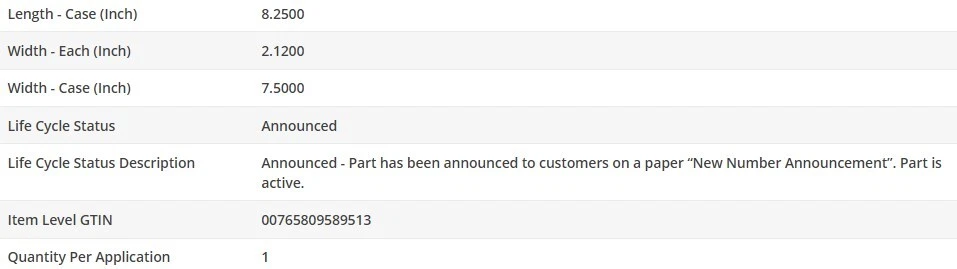 Filtro de aceite tipo OEM WIX para Pontiac Sunbird 1978-1979 V8-5,0 L Foto 4 de 4