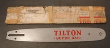NOS Tilton 60914 Super Bar 15" Chain Saw Guide Bar T1081 - 3/8 Pitch