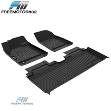 Fits 23-25 Hyundai Ioniq 6 3D Floor Mats TPE Rubber Carpets Liner Guard 3PCS Set