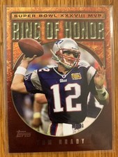 Tom Brady 2004 Topps Ring of Honor Super Bowl MVP RH-38 New England Patriots 
