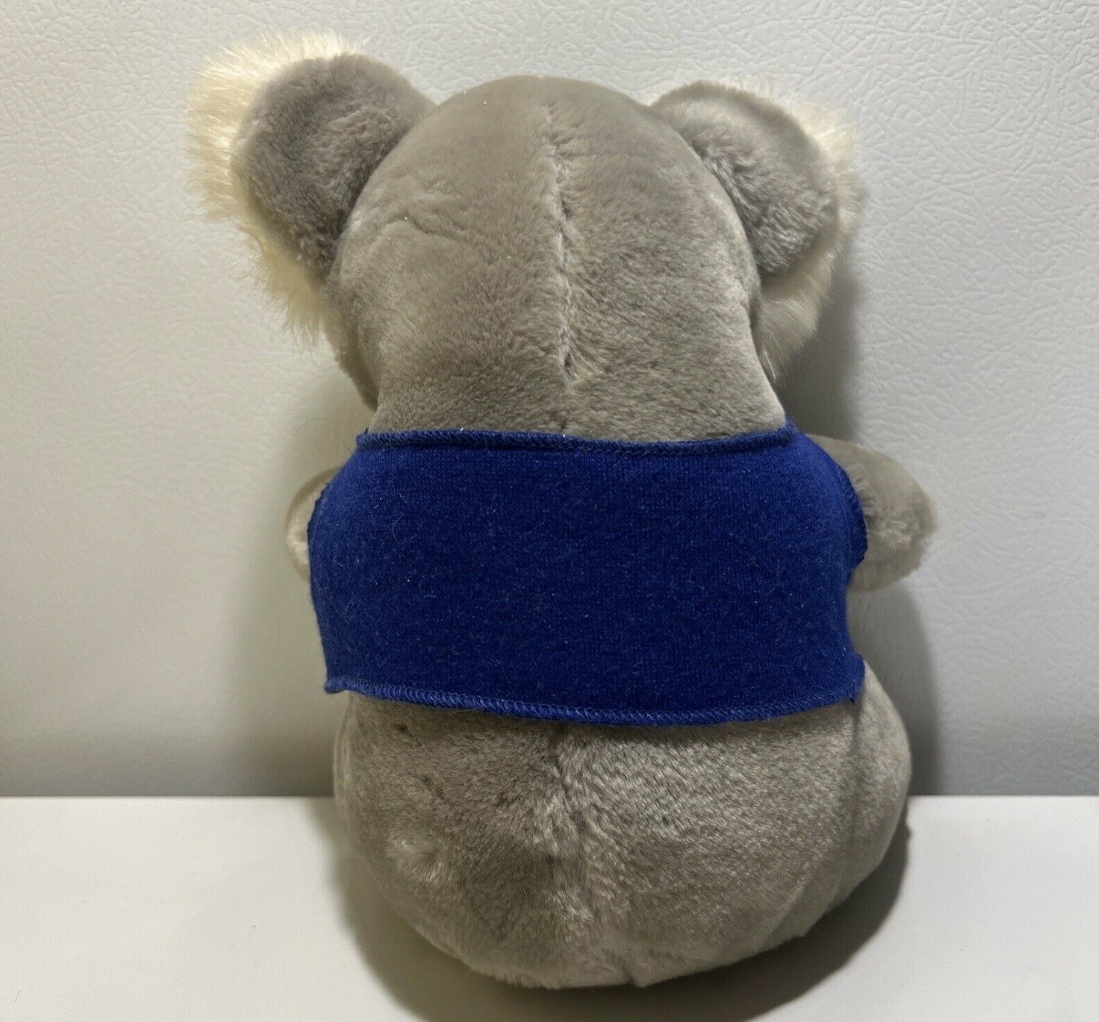 VTG 1985 Gray Koala Bear Plush Stuffed Animal 9” Sitting