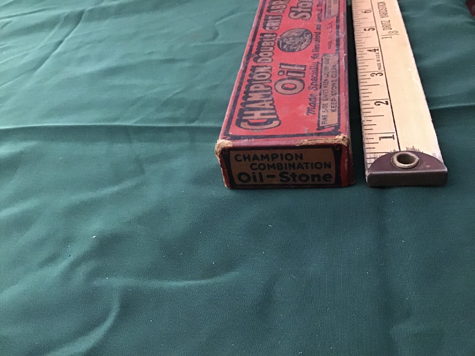 Champion Double Grit (Fine & Coarse) Abrasive Oil Stone & original