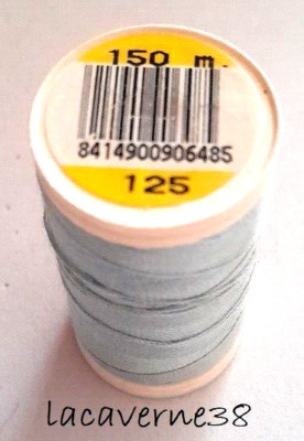 Fil à coudre Coats 100% polyester 500m Noir