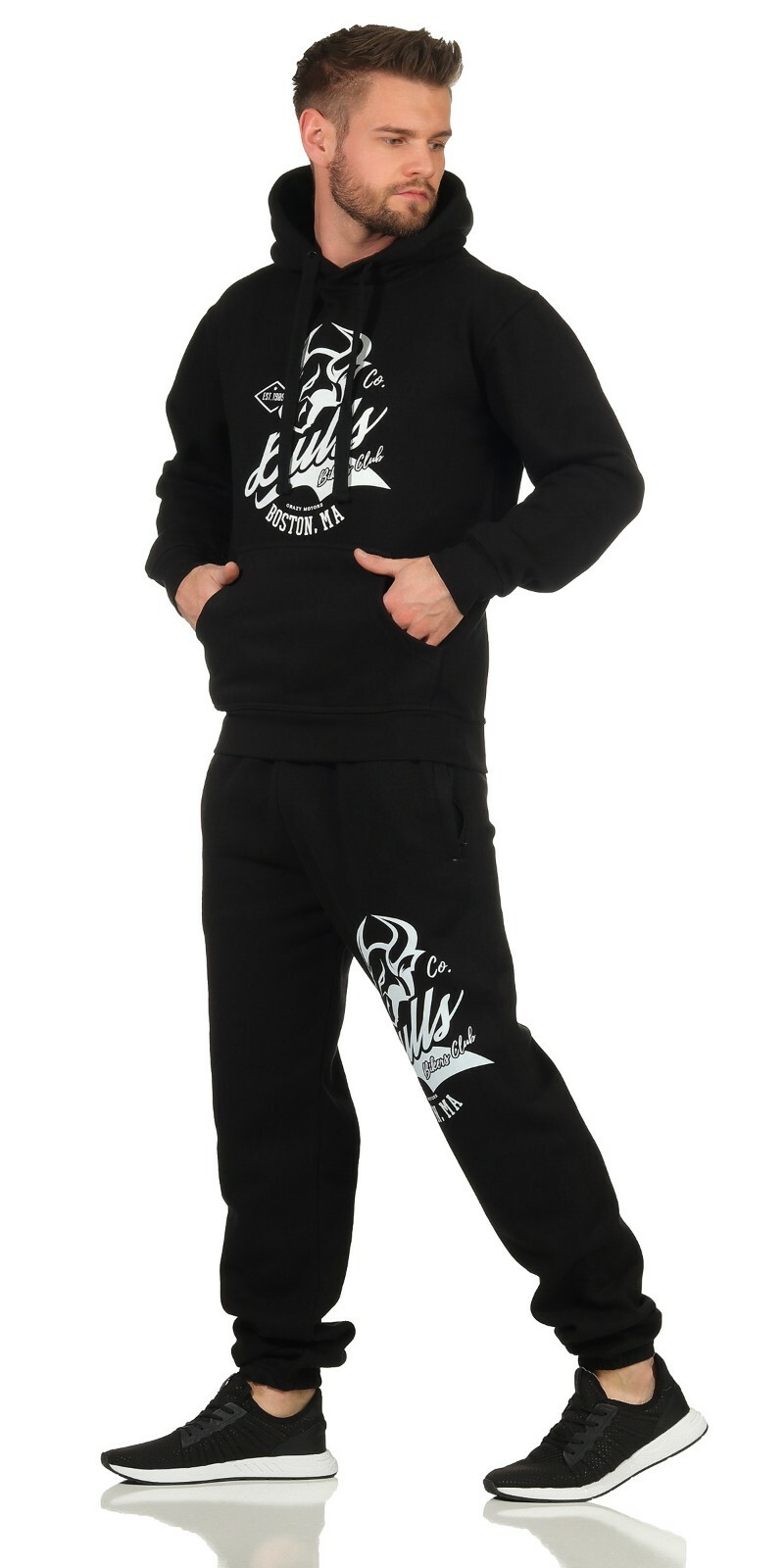 Produktbild von Next Sweatanzug Sweatshrt Und Joggnghose Mt Wehnachts-Prnt (2-tlg
