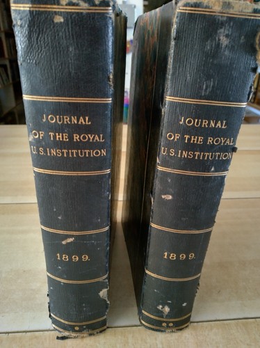 Journal of the Royal United Service Institution, vol 43 , 1899 , 2  vol., 1st - Imagen 1 de 7