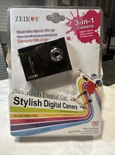 Zeikos 3-in-1 Stylish Digital Camera New