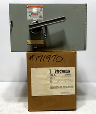 Siemens V2E2203LR Fused Vacu-Break Panelboard Switch 100A 240V 2 Pole L and R
