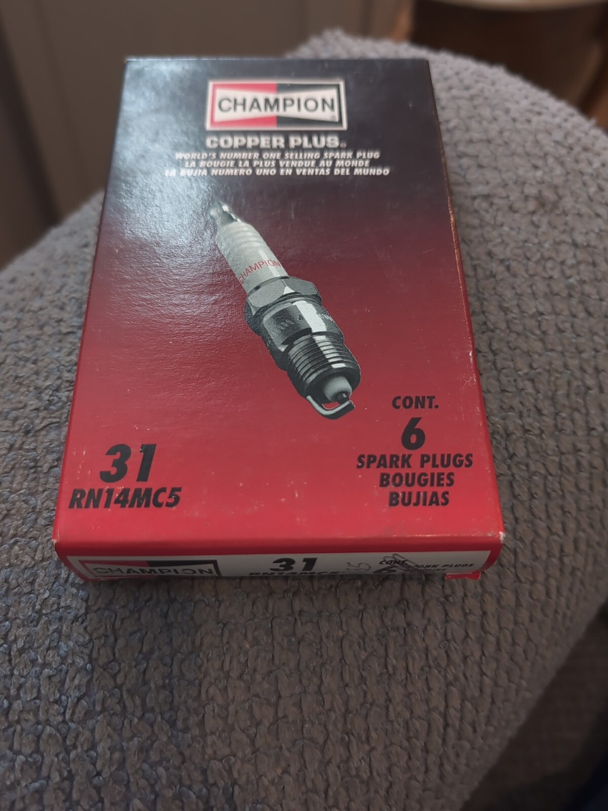 6 pack lot 31 RN14MC5 Champion Copper Plus Spark Plugs NOS Px1