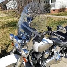 For Harley Heritage Softail Electra Glide Motorcycle Clear Windshield 19"x17" US
