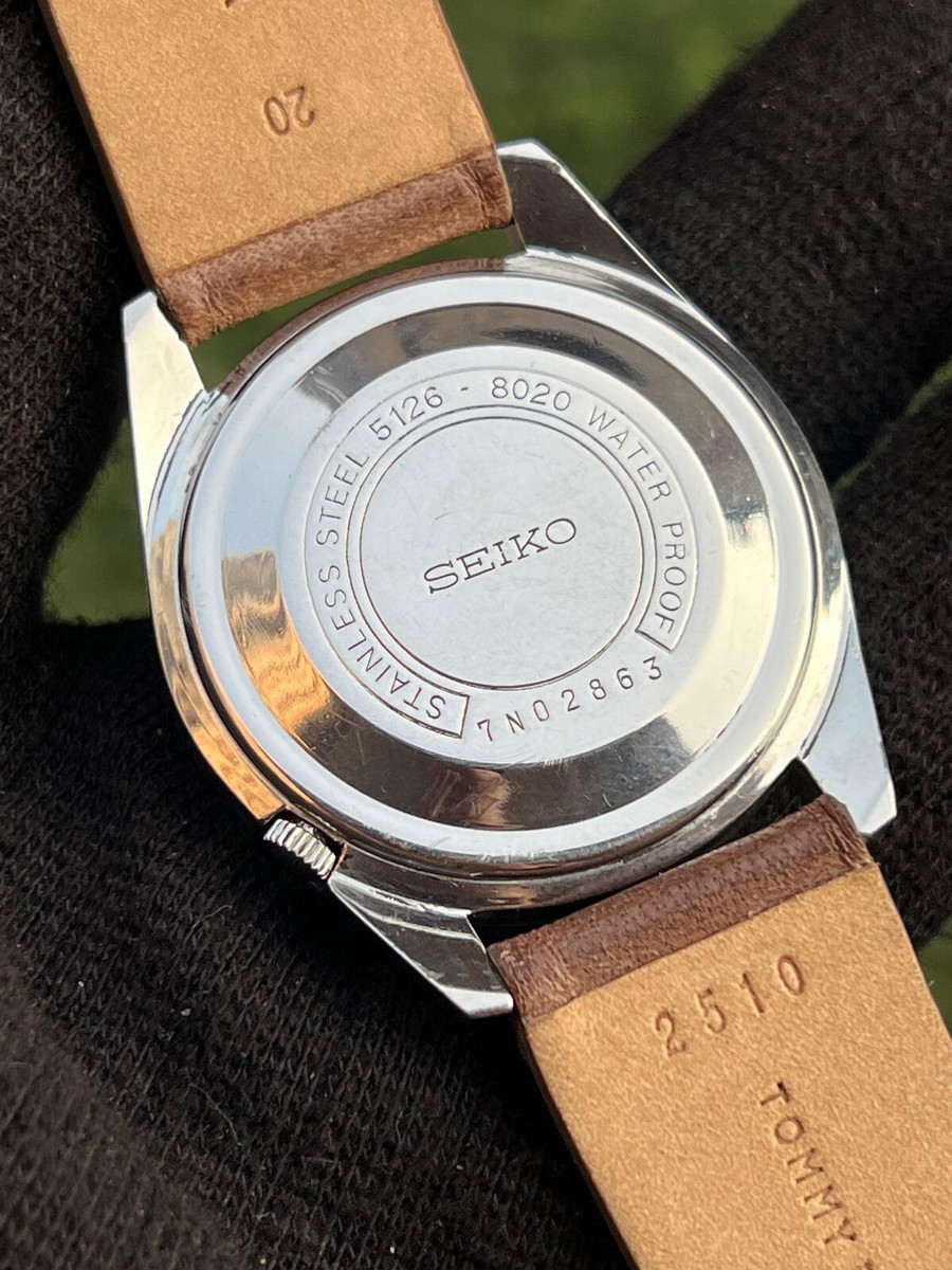 稼働 セイコー5 5126-8020 自動巻き OH・ライトポリッシュ済 腕時計 アンティーク】SEIKO5 5126-8020 自動巻 OH済 | 時計屋復刻堂