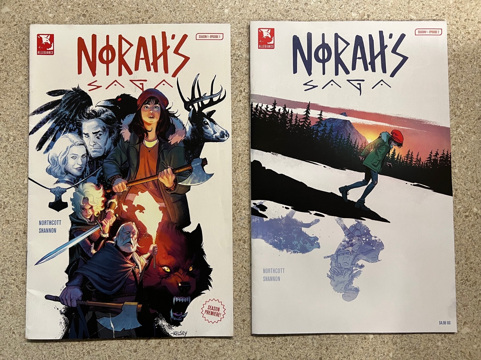 Norah's Saga Season 1 Episode #1 & 2 Allegiance Walmart Comics
