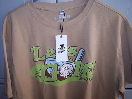 DJ Khaled We The Best LET'S GOLF Shirt hellbraun Größe LARGE - neu mit Etikett - Bild 4 von 5