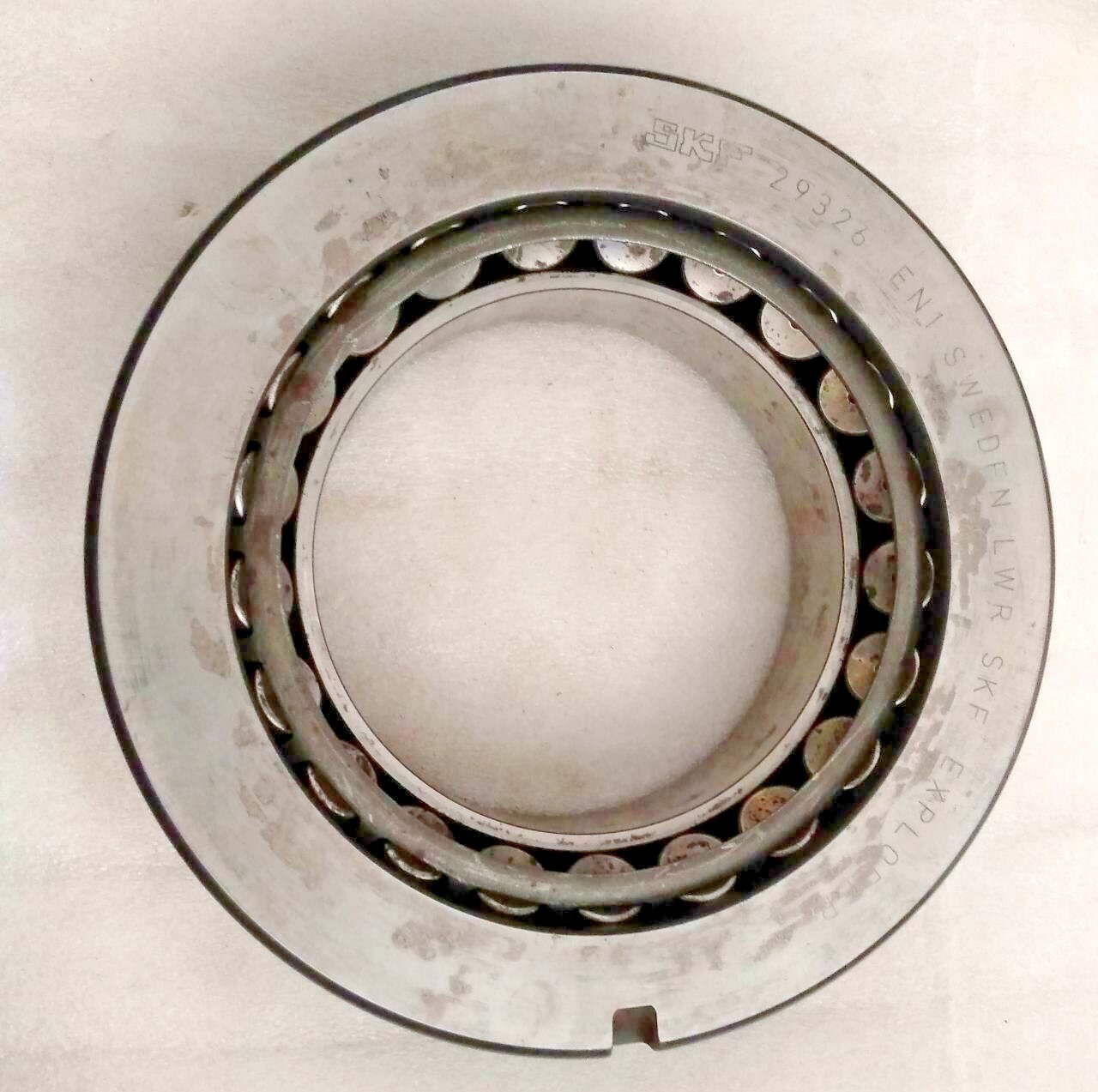 29326 EN1 SKF Spherical Thrust Bearing Steel Cage USED SKF SWEDEN 130x225x58mm