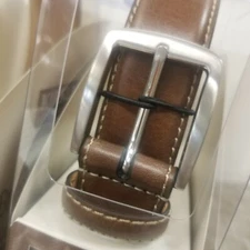 NEW - Brown Kirkland Signature Full Grain Leather - Brown Size 36