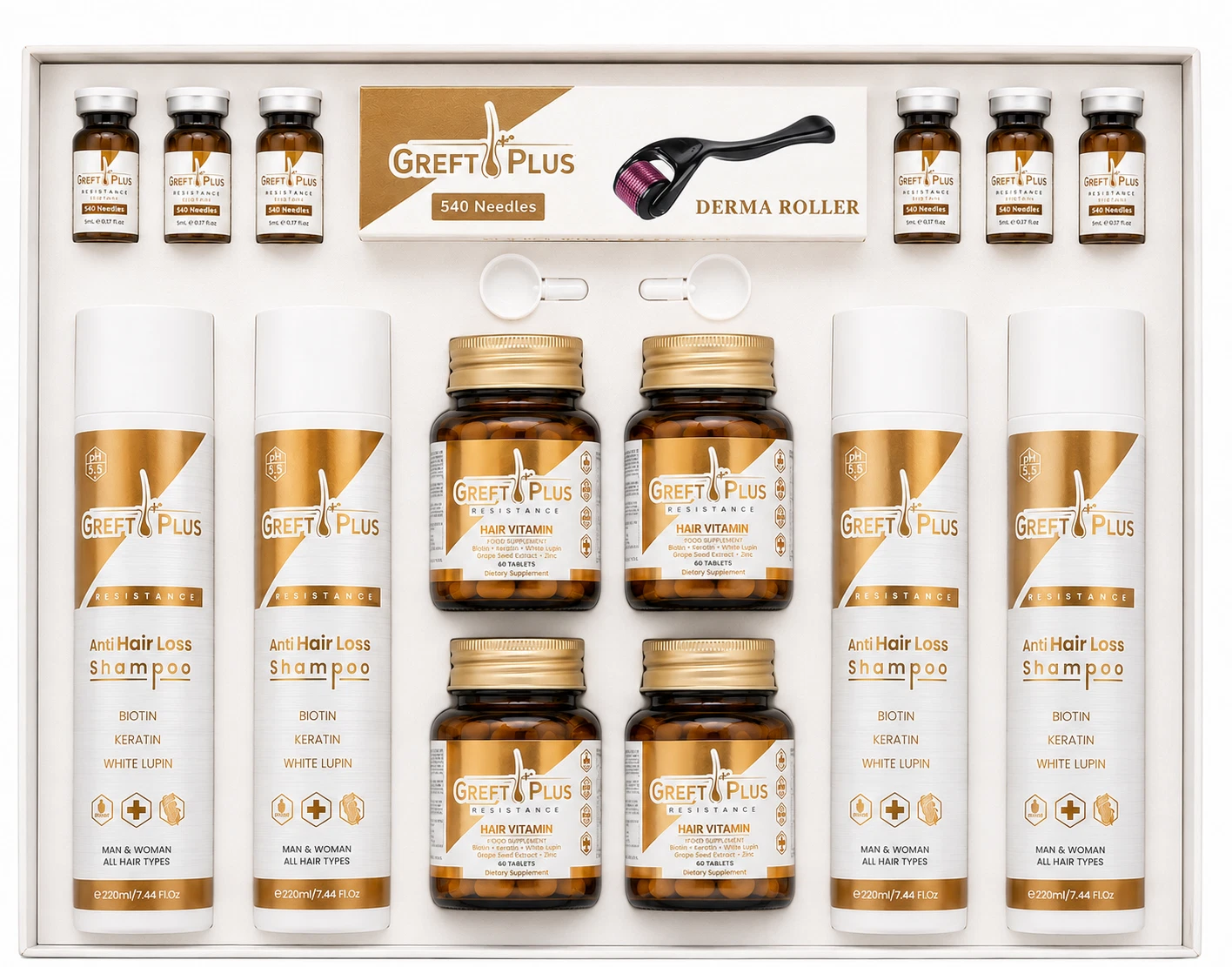 Greft Plus Post Hair Transplant Derma Kit , for 6 Months after Hair Transplant
Opens in a new window