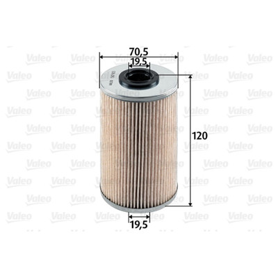 Kraftstofffilter VALEO 587913 für Renault Opel Trafic II Vivaro A Movano B