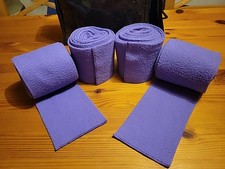 Premier Equine Fleece Bandages Set of 4 Purple