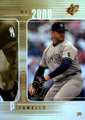 2000 SPx #89 Roger Clemens New York Yankees
