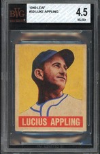 1948 LEAF # 59 LUKE APPLING WHITE SOX BVG 4.5 VG-EX+ 544737 (KYCARDS)