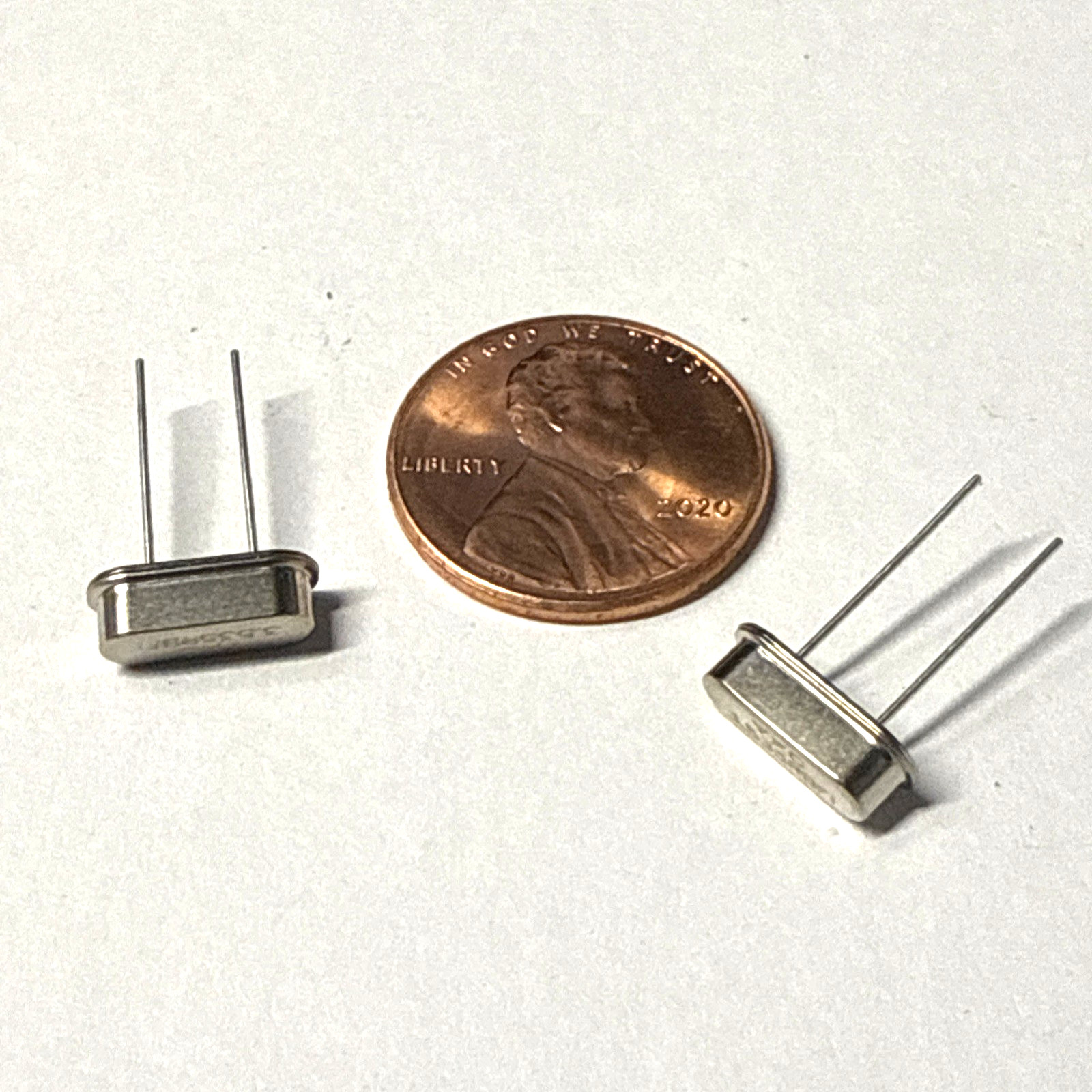 2 pcs 14.060 MHz Crystal. HC49/S