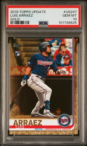 2019 Topps Update Luis Arraez #US247 Gold PSA 10 /2019 RC