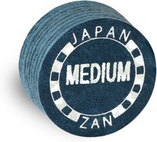 Zan Plus Medium Pool Billiard CUE TIP - 1 pc - 8 Layers 13 mm 