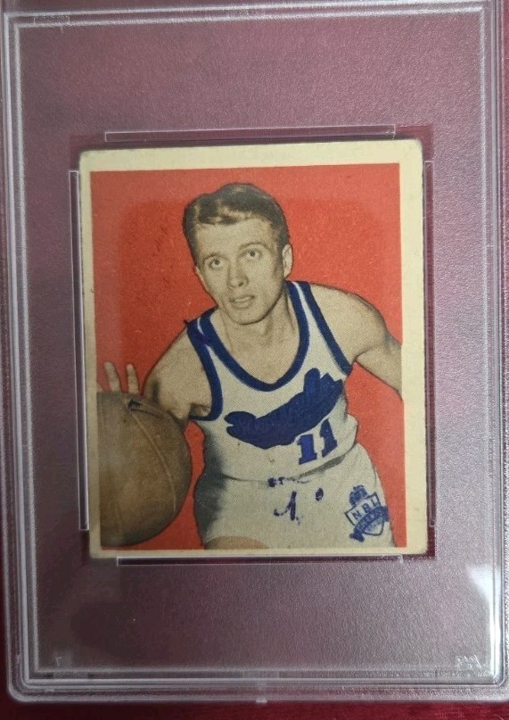 1948 Bowman Basketball #10 Bob Davies PSA Good 2 (MK) view 2