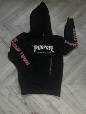 Justin Bieber Purpose The World Tour X Small Pullover Hoodie New